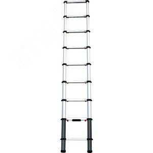 Лестница телескопическая, алюминиевая 2,6 м (392800) - Haupa