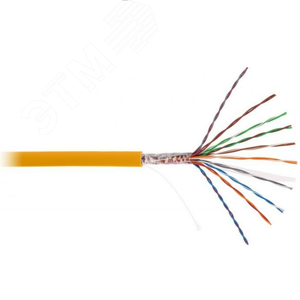Витая пара U/UTP 10 пар Кат 5 solid IN LSZH оранж 305м