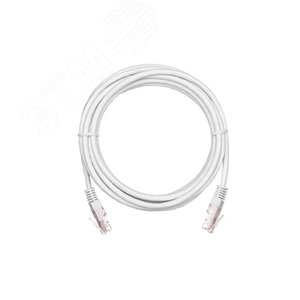 Патч-корд U/UTP 4 пары Кат. 5e 2хRJ45/8P8C T568B медный PVC белый 1.5м 10шт. - NETLAN