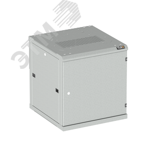 Настенный разборный шкаф NIKOMAX 19'', 18U, металлическая дверь, Ш600хВ904хГ450мм, 2 пары монтажных направляющих, серый