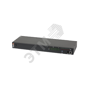 Блок розеток TLK 19д PM - POM (включение и отключение каждой розетки измерение потребления каждой розетки и отправка показаний через LAN) 8 розеток C13 макс. нагрузка 10 А шнур питания 3 м. вилка С14 металлический корпус макс. мощность 2500 Вт 4 (TLK-RPI-PM-A08-M11-BK)