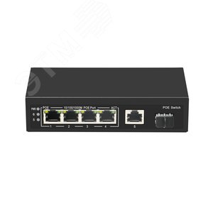 Коммутатор неуправляемый 4 порта PoE 1000Мбит/с 65W GL-SW-G005-04P (GL-SW-G005-04P) - Gigalink