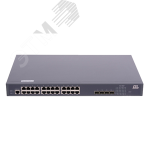 Управляемый коммутатор L2 POE GIGALINK 24 BASE-TX 10/1001000Mb/s POE - NIKOMAX (Gigalink)