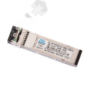 Модуль GIGALINK SFP, 1,25Гбит/c, два волокна SM,  2xLC, 1550 нм, DDM, 24дБ (до 80 км) (GL-OT-SG24LC2-1550-1550-D) - Gigalink