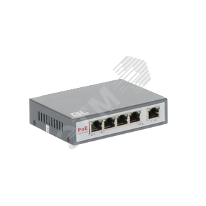 Коммутатор GIGALINK неуправляемый 2 PoE (802.3af/at High Power (GL-SW-F001-04UHP) - Gigalink