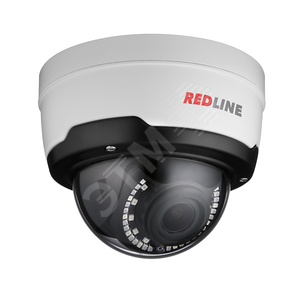 Видеокамера RL-IP65P-V-S IP вандалозащищённая купольная уличная варифокальная 5MP с микрофоном (RL-IP65P-V-S) - RedLine