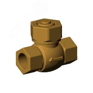 Клапан обратный бронза Ду 25 Ру25 ВР/ВР подъем CS2142-0025 - TECOFI