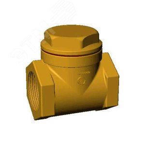 Клапан обратный бронзовый поворотный Ду 25 Ру20 тарелка латунь (CB2143-0025) - TECOFI