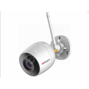 Видеокамера 2Мп уличная цилиндрическая IP-камера c EXIR-подсветкой до 30м и WiFi (DS-I250W (4 mm)) - HiWatch