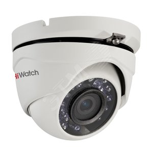Видеокамера HD-TVI 1Мп уличная купольная с ИК-подсветкой до 20м (DS-T103 (6 mm)) - HiWatch