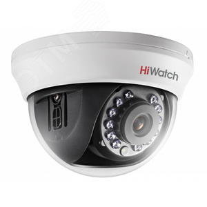 Видеокамера HD-TVI 5Мп внутренняя купольная с ИК-подсветкой до 20м (2.8mm) (DS-T591(C) (2.8 mm)) - HiWatch