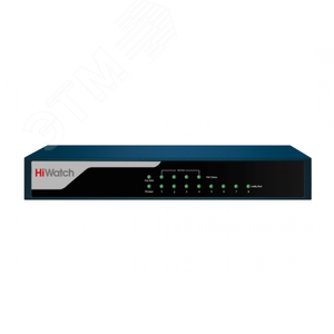 Коммутатор неуправляемый 8-ми портовый PoE (DS-S804P) - HiWatch