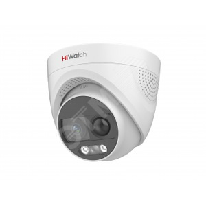 Видеокамера HD-TVI 2Мп уличная купольная с EXIR-подсветкой до 20м и PIR (2.8mm) (DS-T213X (2.8 mm)) - HiWatch