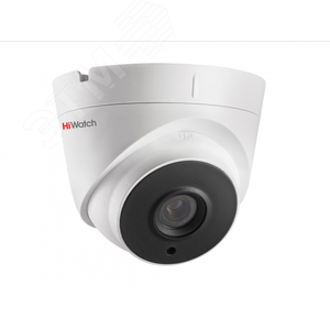 Видеокамера IP 6Мп уличная купольная с EXIR-подсветкой до 30м и встроенным микрофоном (DS-I653M(B)(4mm)) - HiWatch