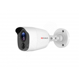 Видеокамера HD-TVI 5Мп уличная цилиндрическая с EXIR-подсветкой до 20м и PIR (2.8mm) (DS-T510(B) (2.8 mm)) - HiWatch