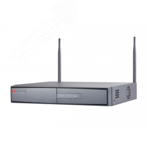 Видеорегистратор-IP 4-х канальный WiFi 2.4ГГц IP-регистратор (DS-N304W(B)) - HiWatch