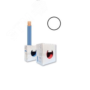 Провод монтажный UNIFLEX H05V-K 300/450В 1x0.5мм2 Cu5 DIN VDE 0281, белая ПВХ изоляция (200м.) - NOVKABEL