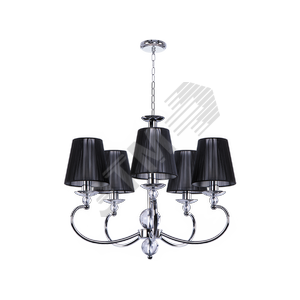 Люстра BENETTI Classic Ardore хром/черный, 5хE14, коллекция CLS-007 - BENETTI