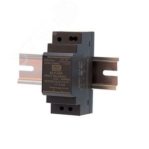 Источник питания AC-DC для шины DALI, 3.84Вт, вход90...264В AC, 47...63Гц, 120...370В DC, выход 16В,240мА, изоляция 3000В AC, на DIN рейку. - Mean well