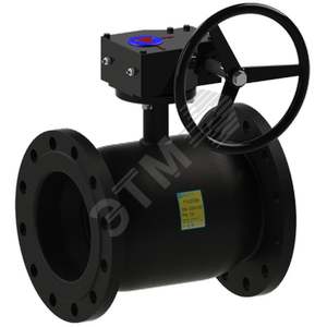 Кран шаровой фланцевый стандартнопроходной DN 150 PN 16 с редуктором тип 11с333п (11.33.150-006) - Breeze