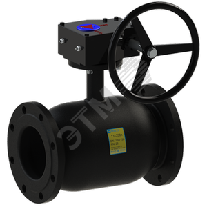 Кран шаровой фланцевый полнопроходной DN 100 PN 25 с редуктором тип 11c338п (11.38.100-003) - Breeze