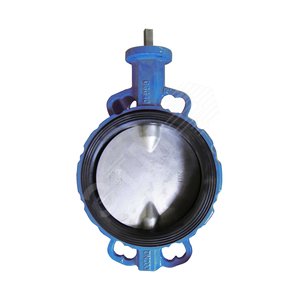 Затвор дисковый чугунный межфланцевый DN 300 PN 16 с чугунным диском и уплотнением NBR шток