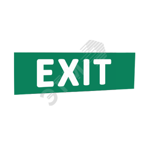 Надпись EXIT (зел.ф.) к Табло Топаз - SLT