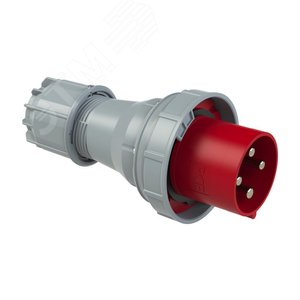 Вилка кабельная 125А/400V/3P+E/IP67 - AlpenBox