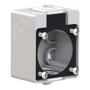 Адаптер настенный для розетки серии 105-0 серый - AlpenBox