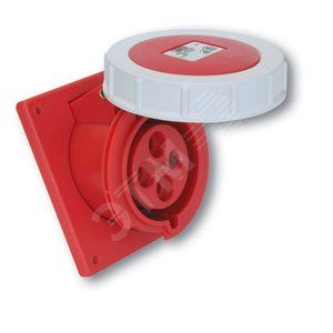 Розетка встраиваемая наклонная 32A/440V/3P+E/IP67 контейнерная - AlpenBox