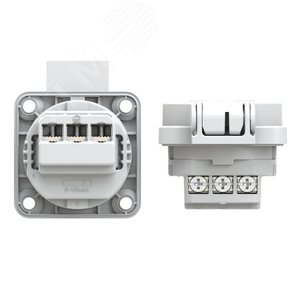 Розетка встраиваемая с/з 16A/250V/1P+N+E/IP54 - фото 2