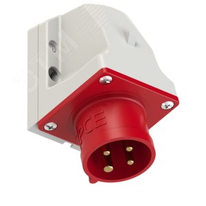 Вилка настенная, 16А/400V/3P+E/IP44 - AlpenBox