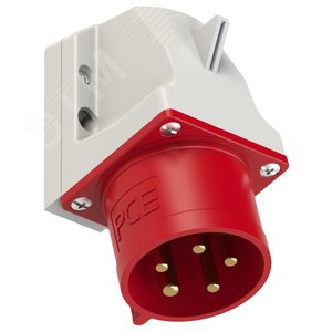 Вилка настенная 32А/400V/3P+N+E/IP44 - AlpenBox