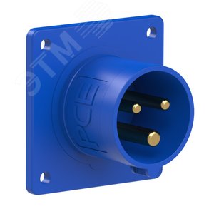 Вилка встраиваемая 16А/230V/1P+N+E/IP44 - AlpenBox