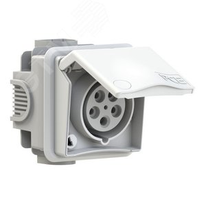 Розетка встраиваемая 16А/400V/3P+N+E/IP44, офисная - AlpenBox