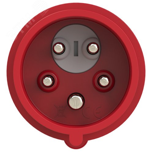 Вилка кабельная фазоинвертор 16A/400V/3P+N+E/IP44/54 GRIP, безвинтовое подключение Вилка-Фазоинвертор кабельный 16A/400V/3P+N+E/IP44/54 GRIP Turbo Twist 2