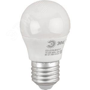 Лампа светодиодная LED P45-8W-827-E27(диод,шар,8Вт,тепл,E27) (Б0030024) 3