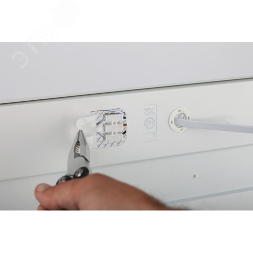 Светильник светодиодный ДВО/ДПО-48Вт 4800Лм 6500К IP40 595х595 призма с проводом SPO-6-48-6K-P (4) 6