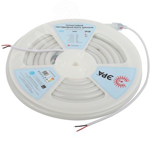 Лента светодиодная термостойкая для бани 9,6Вт/м 24В синий IP68 120LED/м LS2835-9,6-120-24-B-IP68-3 year-5m - ЭРА (Энергия света)