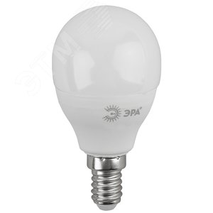 Лампа светодиодная LED 11 Вт 880Лм 6000К шар холодный E14 170-265В LED P45-11W-860-E14 Standart - ЭРА (Энергия света)