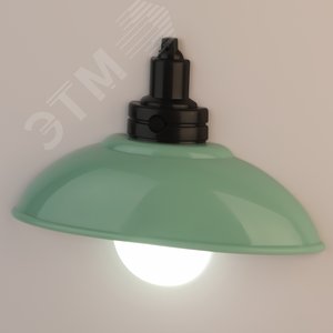 Ночник - светильник светодиодный NLED-487-1W-SW-GR настенный на батарейках с выключателем зеленый (Б0051476) - фото 9