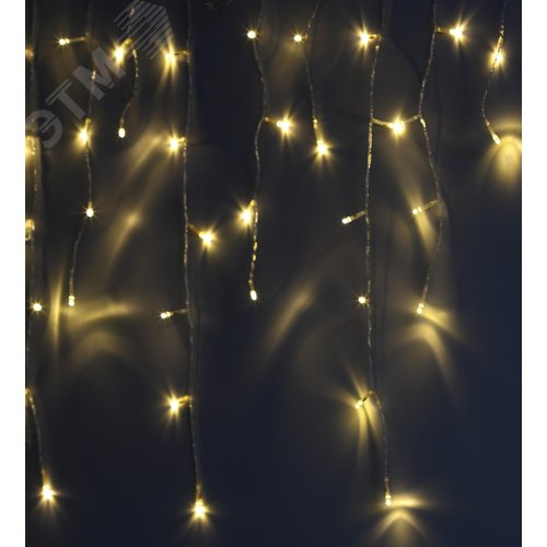 ENIB-01B ЭРА Гирлянда LED Бахрома 1,8х0,5 м теплыйсвет 8 режимов 220V, IP20 (100/800) (Б0041899) 4