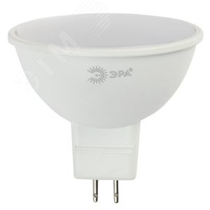 Лампа светодиодная низковольтная LED 8 Вт 640Лм 6000К софит холодный GU5.3 12В LED MR16-8W-12V-860-GU5.3 Standart - ЭРА (Энергия света)