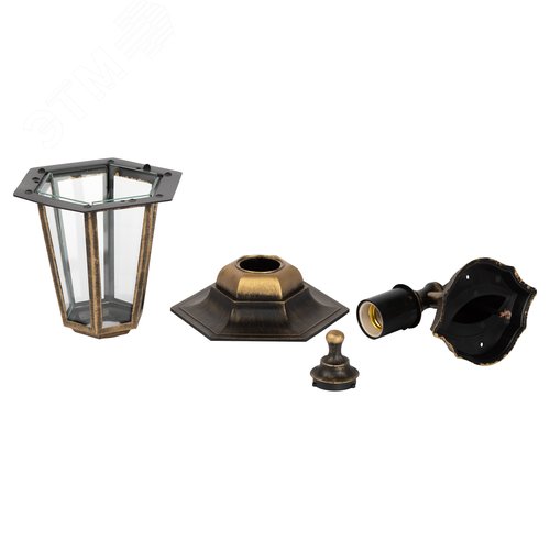 Светильник настенный НБУ 06-60-001 шестигранный под бронзу IP44 Е27 max60Вт 12