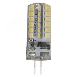 Лампа светодиодная LED 3,5 Вт 280Лм 4000К капсула нейтральный G4 12В LED JC-3,5W-12V-840-G4 Standart 3