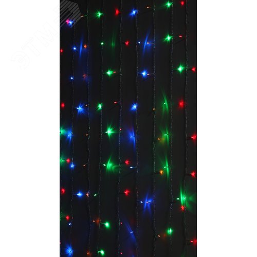 ENIZ-01M ЭРА Гирлянда LED Дождь/Занавес 1,8 м*1,5 м мультиколор 8 режимов, 220V, IP20 (60/720) (Б0041900) 6