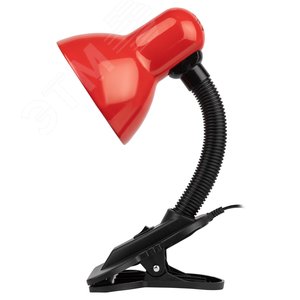 Светильник настольный на прищепке красный N-102-E27-40W-R 5