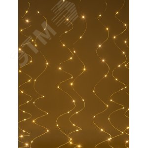 Гирлянда Занавес с пультом, теплый белый, 300 LED, 3*3 м, с пультом, USB, 220 V, IP20 ЕGNIG - ZW ЭРА (Б0055999) - ЭРА (Энергия света)