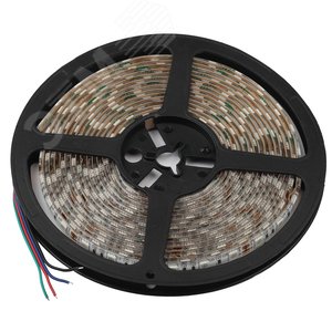 Лента светодиодная 14,4Вт/м 12В RGB IP65 60LED/м KU-5050AD-60D-RGB