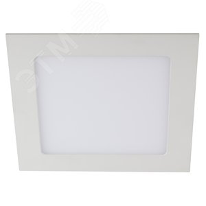 Светильник светодиодный ДВО-3W 4000К 150Лм a=85мм IP20 квадратный 2